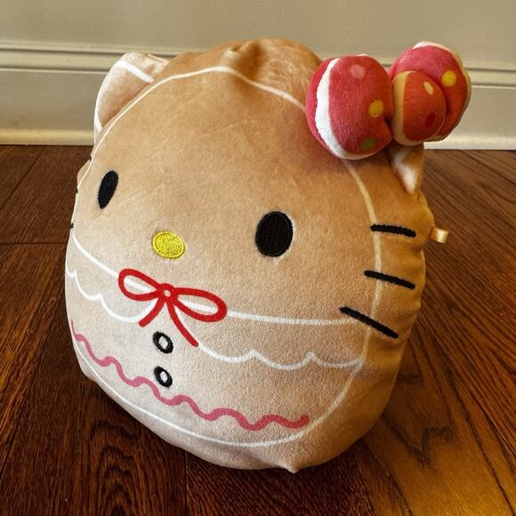 Hello Kitty Sanrio Squishmallows Gingerbread Christmas 2024 8" Plush Stuffie - Picture 8 of 16